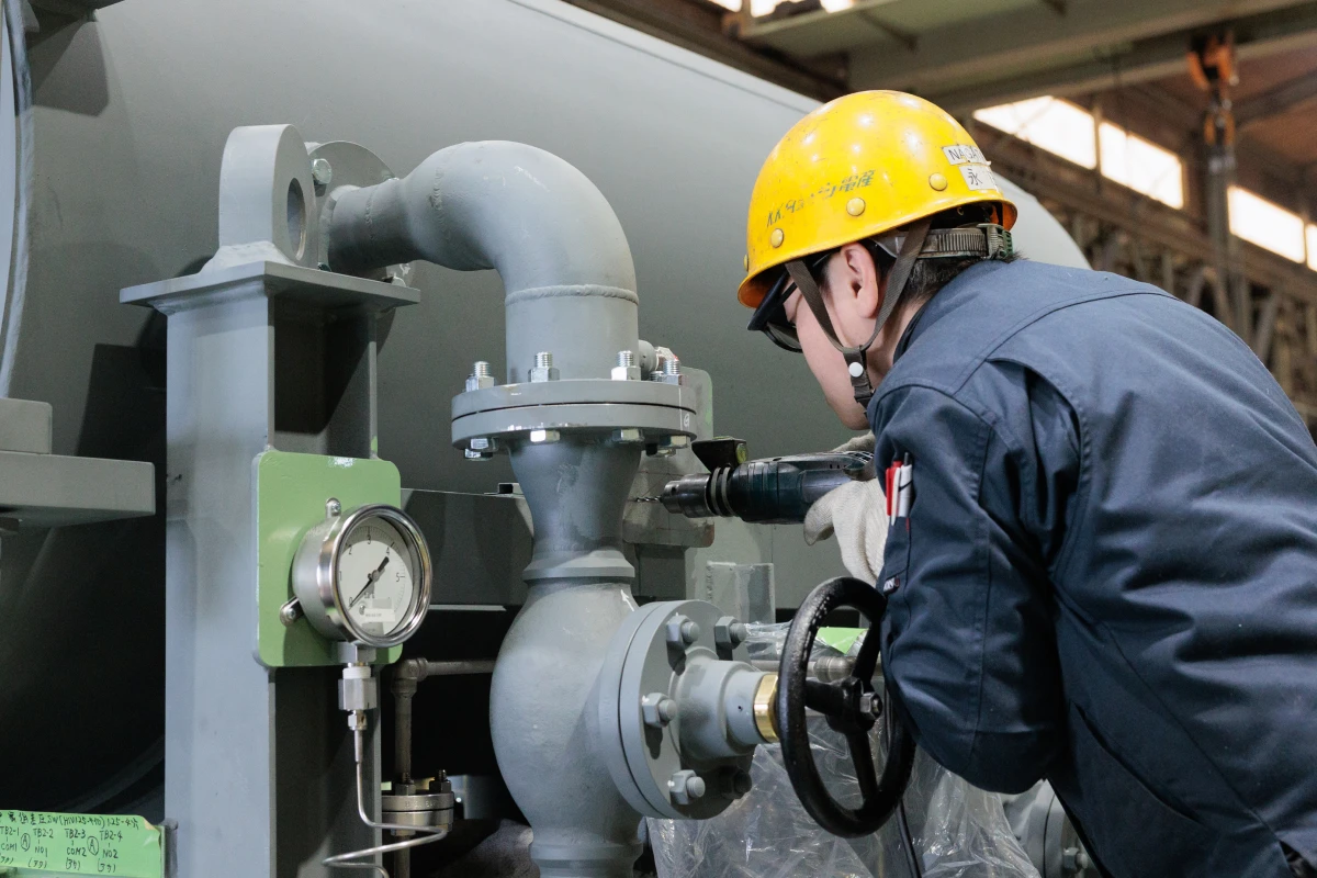 プレハブ配管をユニット化し 機能を満足させる 高い品質を保証