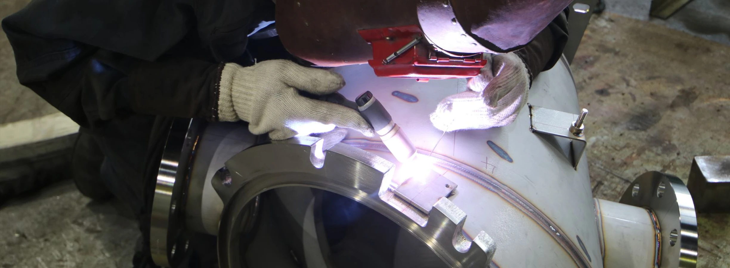 組立・製缶溶接エリア